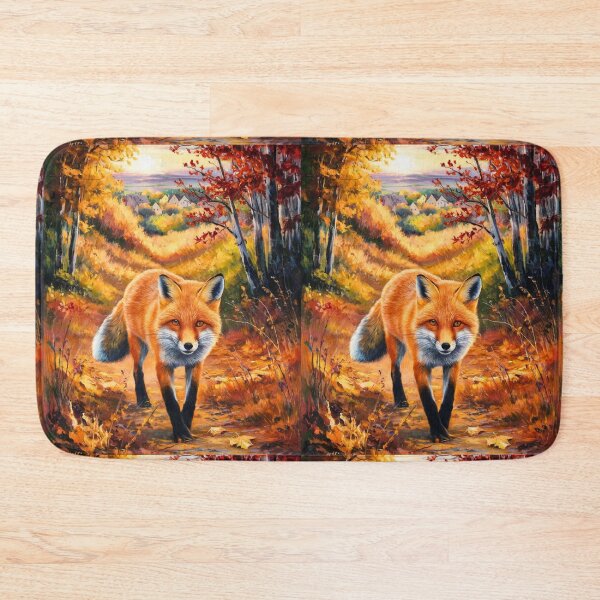 Artikelvorschau, Fuchs-Porträt. Herbstsaison, Herbstfuchs, Vintage-Fuchs, Fuchs-Malerei, Camille Pissarro-Stil entworfen und verkauft von FoxVibes.