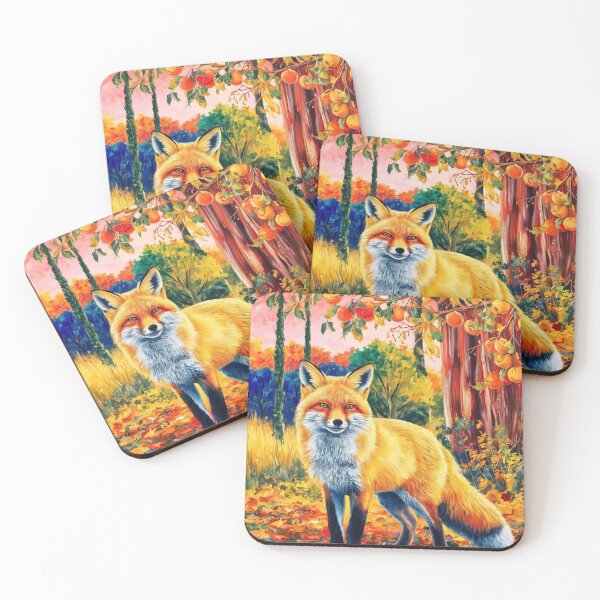 Artikelvorschau, Fuchs-Porträt. Herbstsaison, Herbstfuchs, Vintage-Fuchs, Fuchs-Malerei, Camille Pissarro-Stil entworfen und verkauft von FoxVibes.
