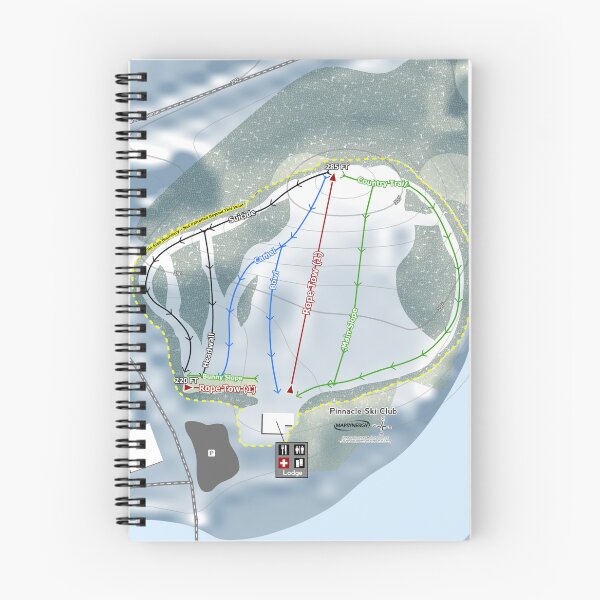 Item preview, Pinnacle Ski Club Trail Map designed and sold by Mapsynergy.