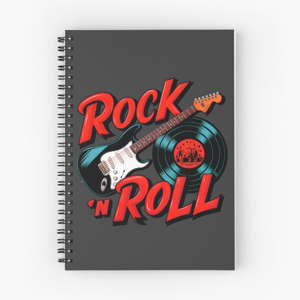 Item preview, Rock 'n Roll Lover Vinyl Record And Electric Guitar Logo designed and sold by TheArtOfPat.
