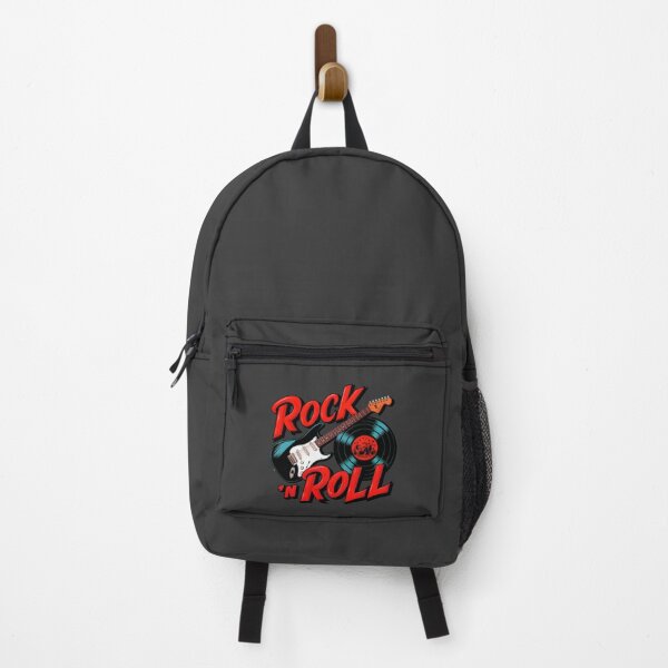 Item preview, Rock 'n Roll Lover Vinyl Record And Electric Guitar Logo designed and sold by TheArtOfPat.