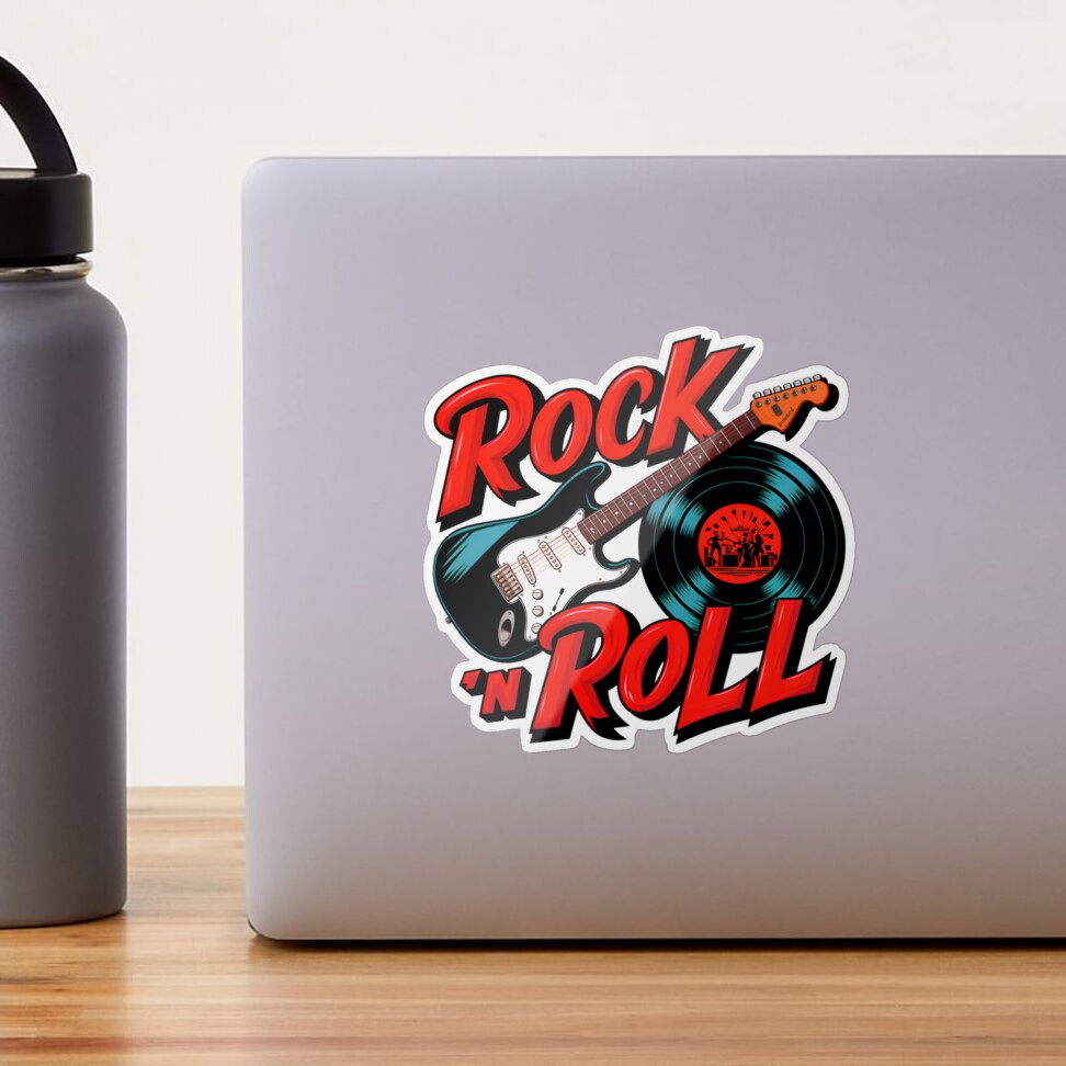 Autocollant Rock Pour Ordinateur Portable - France