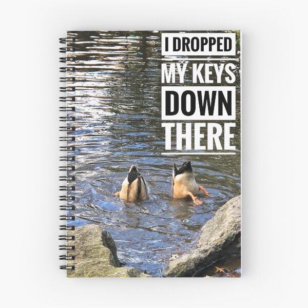Item preview, Ducks in Central Park reservoir drop their keys designed and sold by MyPhotoDreams.