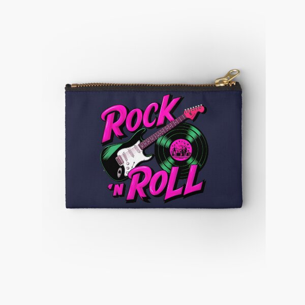 Item preview, Rock 'n Roll Lover Vinyl Record And Electric Guitar Logo designed and sold by TheArtOfPat.