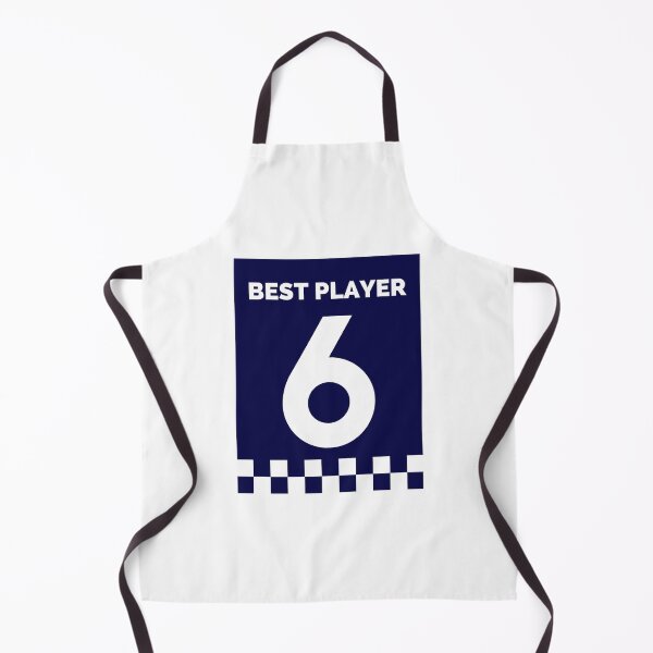 Item preview, Unisex Sports Apparel - 'Best Player 6' blue colour Custom Design designed and sold by Designer-Haven.