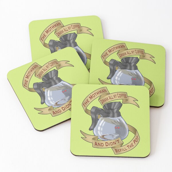 Item preview, The Mothman Drank All My Coffee And Didn't Refill The Pot designed and sold by Dead Possum Designs.