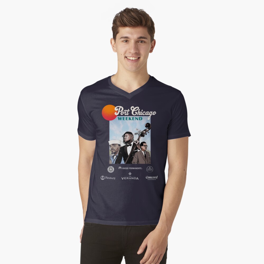 Item preview, V-Neck T-Shirt designed and sold by PortChicago.