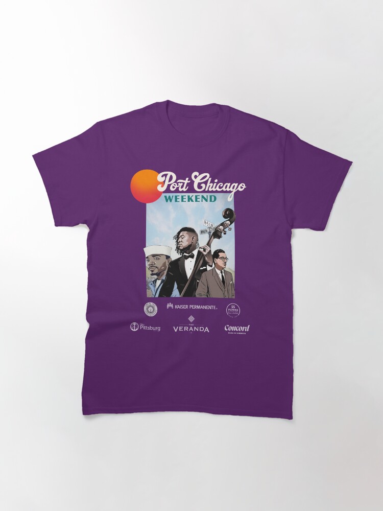 Thumbnail 3 of 7, Classic T-Shirt, Port Chicago Weekend 2024 (Limited Edition) designed and sold by PortChicago.