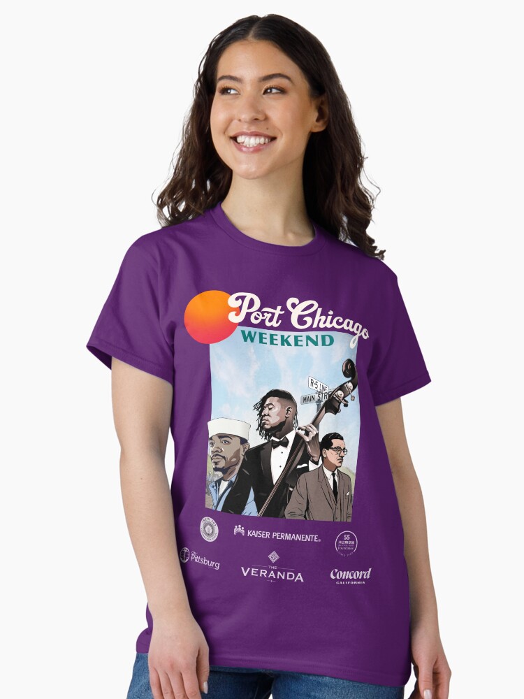 Thumbnail 1 of 7, Classic T-Shirt, Port Chicago Weekend 2024 (Limited Edition) designed and sold by PortChicago.