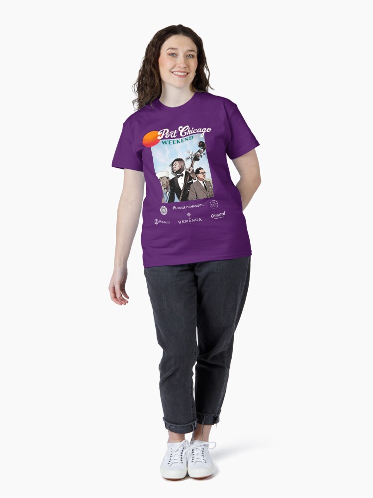 Thumbnail 4 of 7, Classic T-Shirt, Port Chicago Weekend 2024 (Limited Edition) designed and sold by PortChicago.