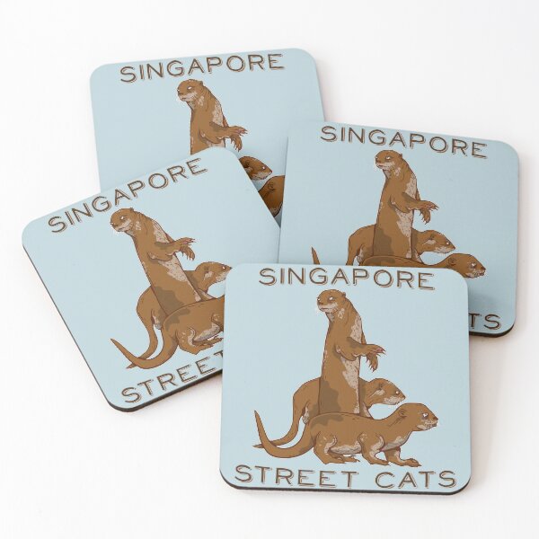 Item preview, Singapore Sea Otter Street Cats designed and sold by piedaydesigns.