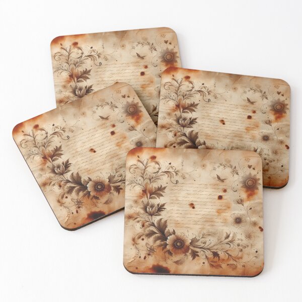 Item preview, Fiery Love Letters on Aged Paper designed and sold by daruneenok.