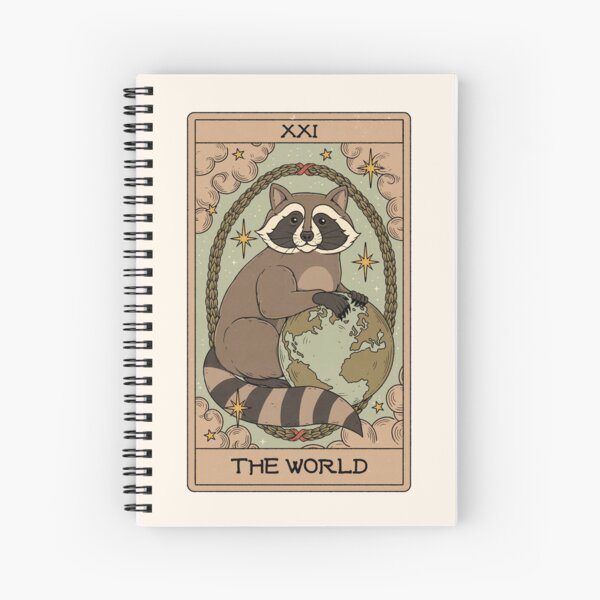 Item preview, The World - Raccoons Tarot designed and sold by Thiago Corrêa.