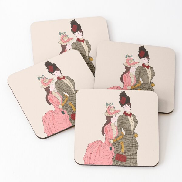 Item preview, Historical Costume 1880s Watercolor Fashion Illustration 7 designed and sold by MariOyama.
