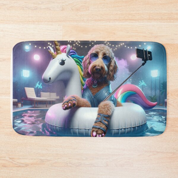Item preview, Copy of Labradoodle Social Media Celeb Taking Selfies designed and sold by TheDogOnIt.
