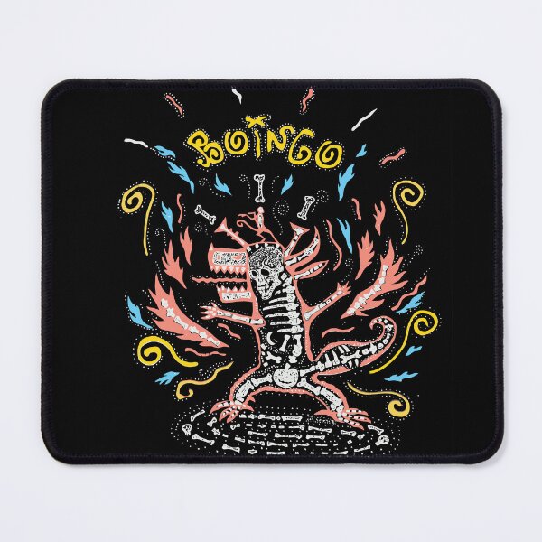Item preview, Oingo Boingo flaming skeleton designed and sold by thisfadingdream.