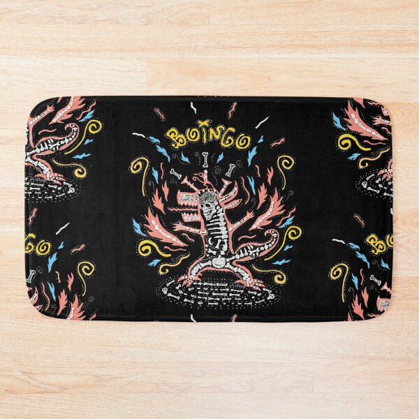 Item preview, Oingo Boingo flaming skeleton designed and sold by thisfadingdream.