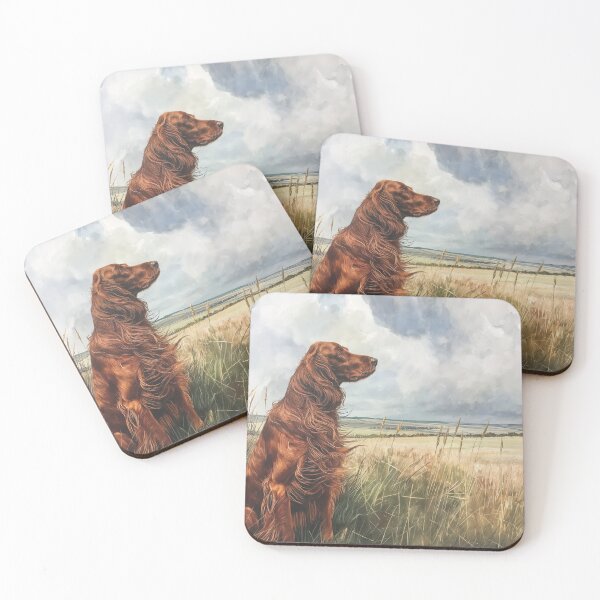 Item preview, Irish Setter at the Beach (Design 2) designed and sold by Samuelsboro.