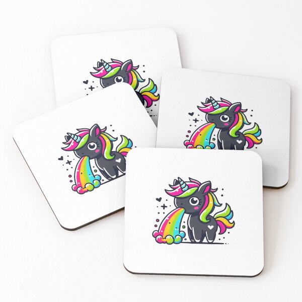 Item preview, Emo Unicorns making Rainbows designed and sold by 3DAF.