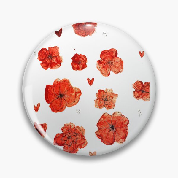 Item preview, Red Flowers designed and sold by CabinMoth.