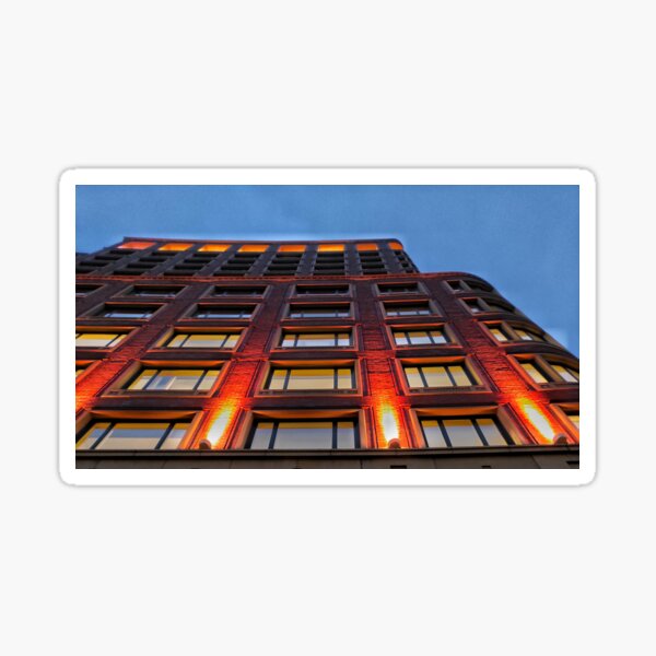 Item preview, Illuminated Facade at Dusk designed and sold by Mel Moreno.