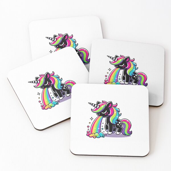 Item preview, Adorable Unicorns making Rainbows designed and sold by 3DAF.