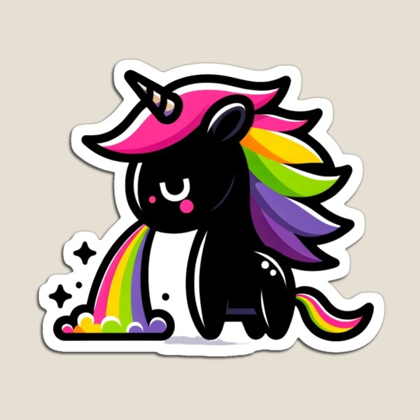 Item preview, Simple Unicorns making Rainbows designed and sold by 3DAF.