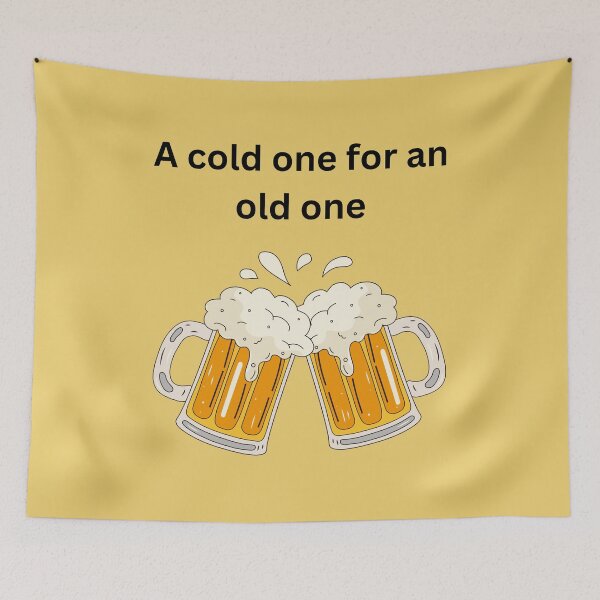 Item preview, A cold one for an old one designed and sold by seahorse crossing.
