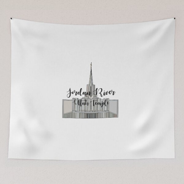 Item preview, Jordan River Utah Temple (Calligraphy) designed and sold by HannahJaynVanderwerff.