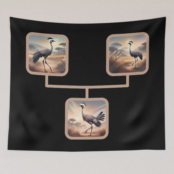 Item preview, Siriema (Wading bird)  designed and sold by DebriArte.