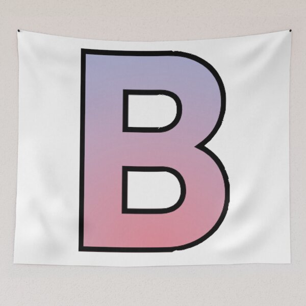 Item preview, B - Ombre pink and blue designed and sold by Slow-snail9.