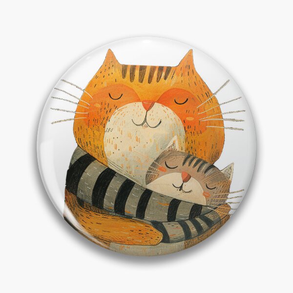 Item preview, Cuddling cat designed and sold by Nufauna.
