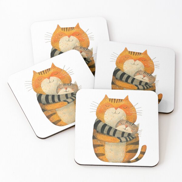 Item preview, Cuddling cat designed and sold by Nufauna.