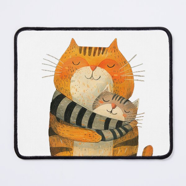 Item preview, Cuddling cat designed and sold by Nufauna.