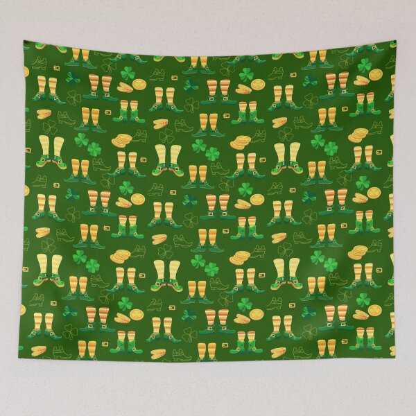 Item preview, Irish Leprechaun Pattern designed and sold by HolidayT-Shirts.
