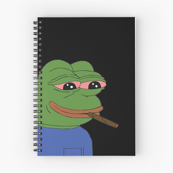 Item preview, 4Chan Meme - Smoking Weed High Blunt PEPE Print designed and sold by QualityPrints4U.