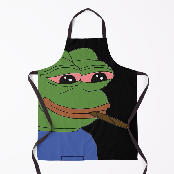 Item preview, 4Chan Meme - Smoking Weed High Blunt PEPE Print designed and sold by QualityPrints4U.