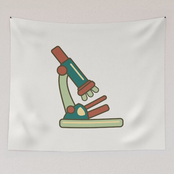 Item preview, microscope vector art designed and sold by helixter.