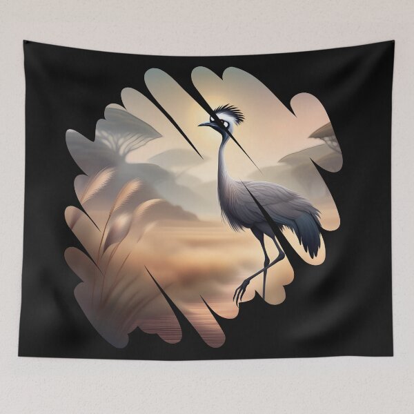 Item preview, Siriema (Wading bird)  designed and sold by DebriArte.