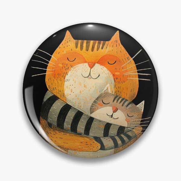 Item preview, Cuddling cat-black designed and sold by Nufauna.