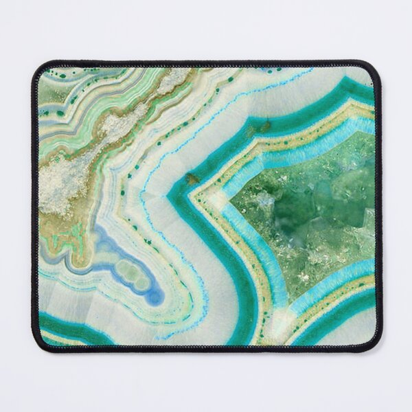 Item preview, Sea Spray Crystal Agate Slice designed and sold by TheQuarry.