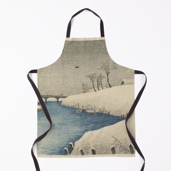 Item preview, Snow on Ayase river designed and sold by RetroVoyages.