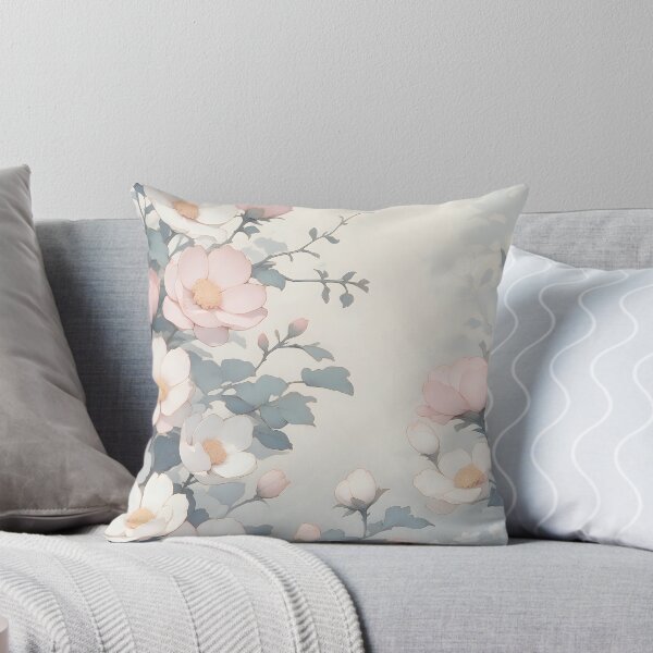 Item preview, Floral soft delicate , hand-painted style designed and sold by Sijtipat.