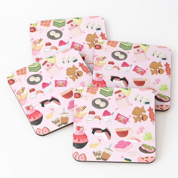 Item preview, Cute Foods Full Pattern designed and sold by Ero’s Palace.