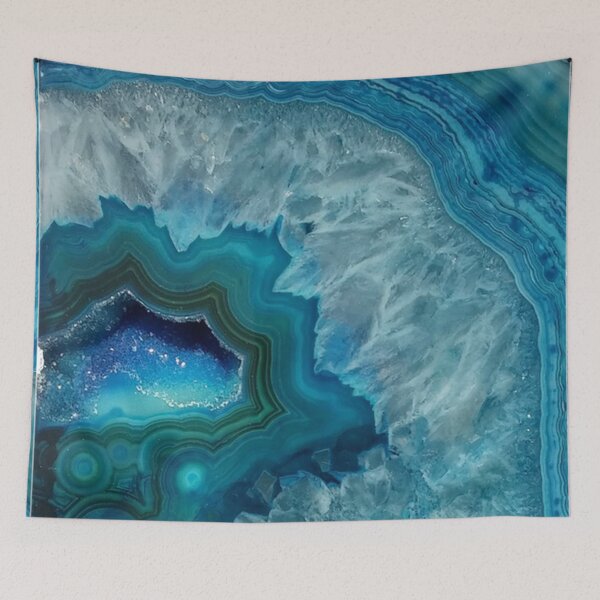 Item preview, Teal Druzy Agate Quartz designed and sold by TheQuarry.