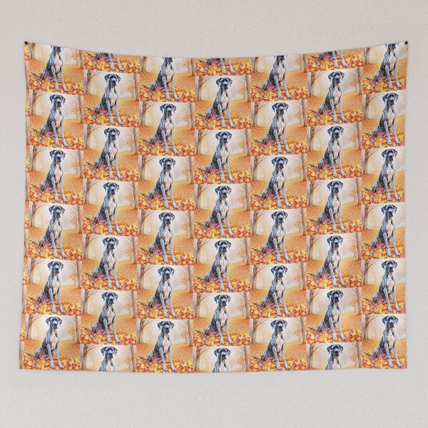 Item preview, Great Dane In Autumn designed and sold by TheAnimalZ00.