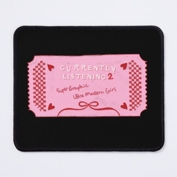 Item preview, Currently Listening to Super Graphic Ultra Modern Girl Ticket designed and sold by notastranger.