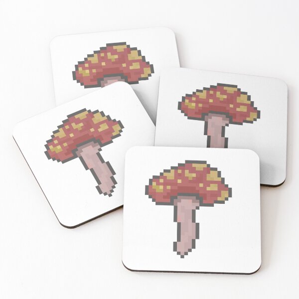 Item preview, mushroom pixel art designed and sold by helixter.