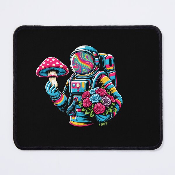 Item preview, Trippy Astronaut Art Space Traveller Mushroom designed and sold by Dressed For  Duty.