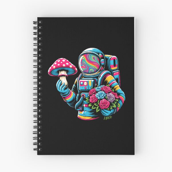 Item preview, Trippy Astronaut Art Space Traveller Mushroom designed and sold by Dressed For  Duty.
